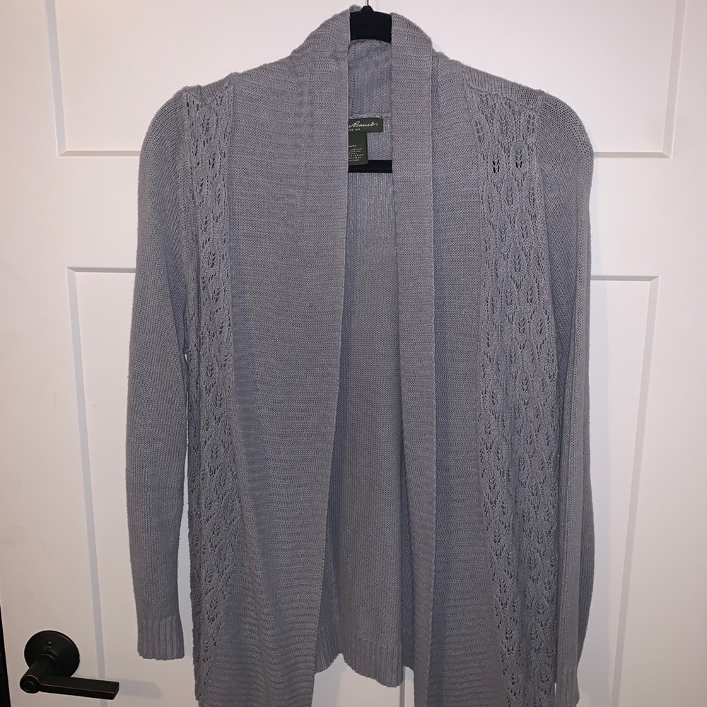 Grey Eddie Bauer Cardigan